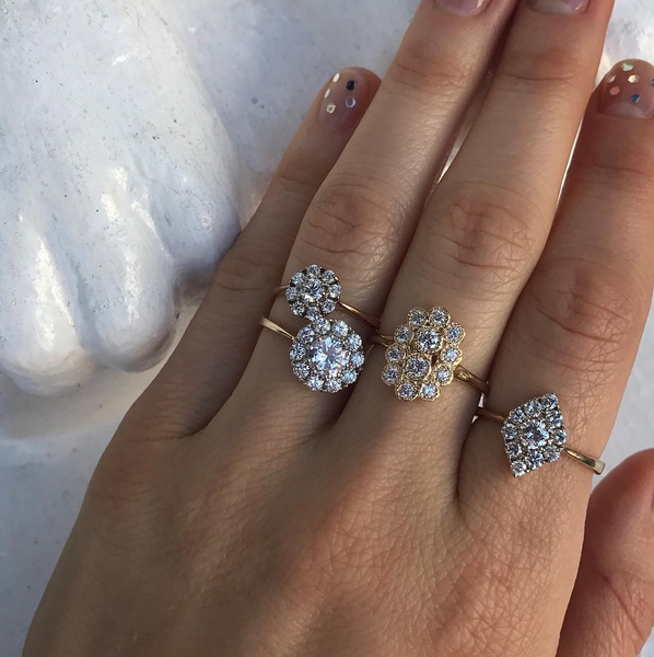Many Diamond Cluster Ring - Lori McLean