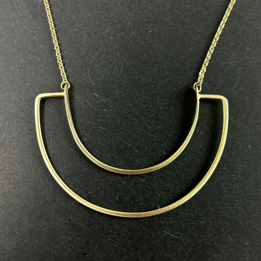 14k Rainbow Necklace