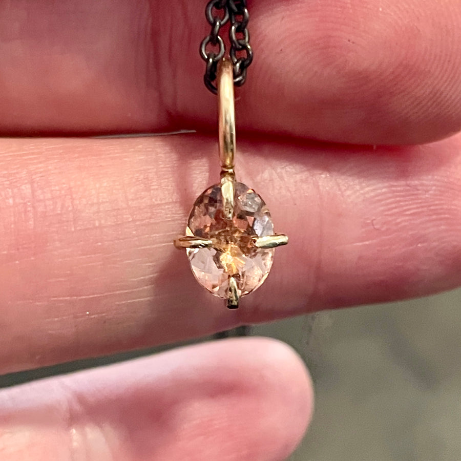 Imperial Topaz 4-Prong Charm