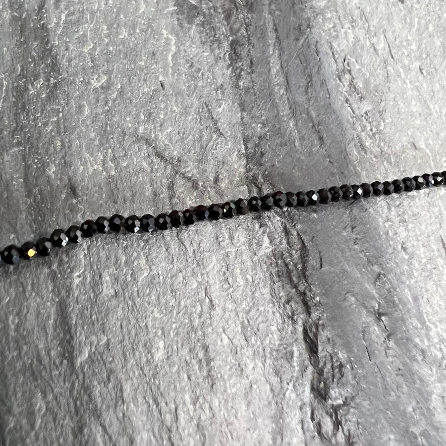 Woven Black Spinel Bracelet