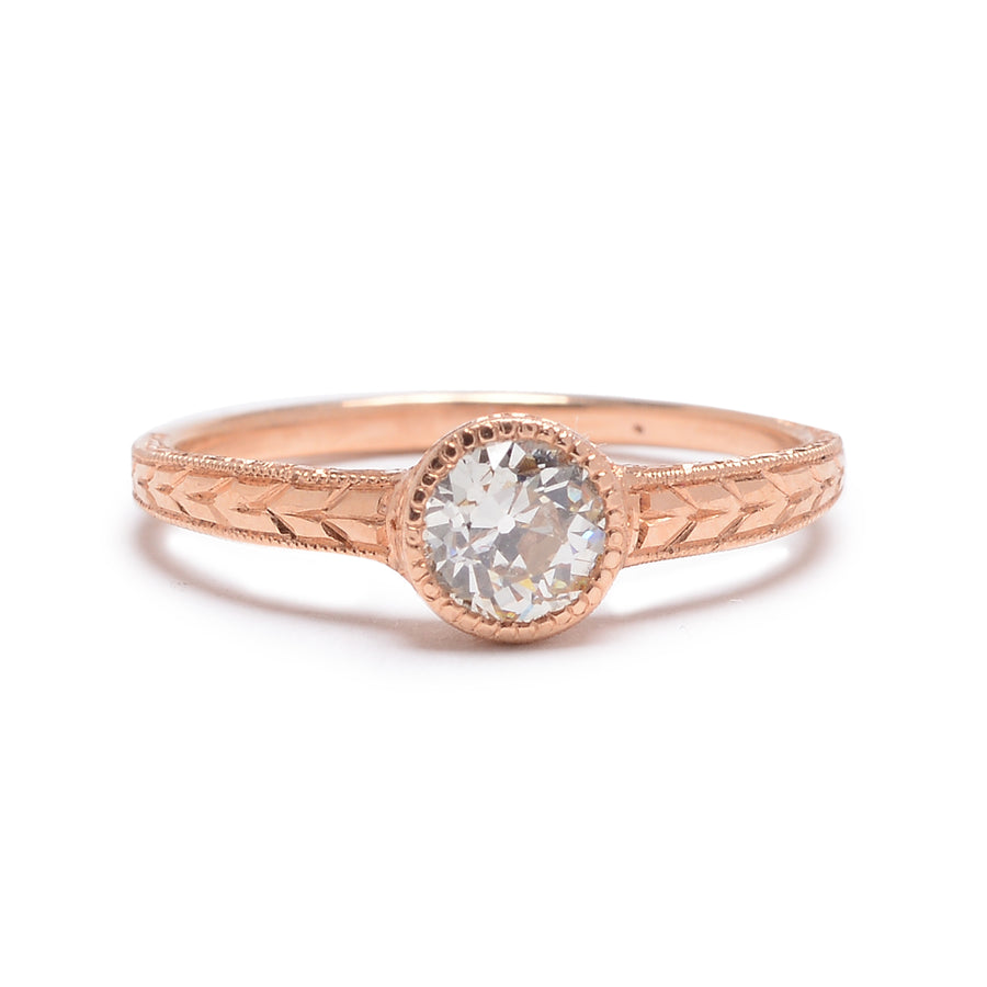 Tapered Solitaire Ring Setting - Lori McLean