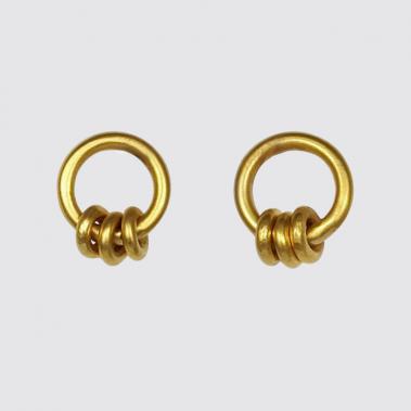 Rings on Ring Stud Earrings - Lori McLean